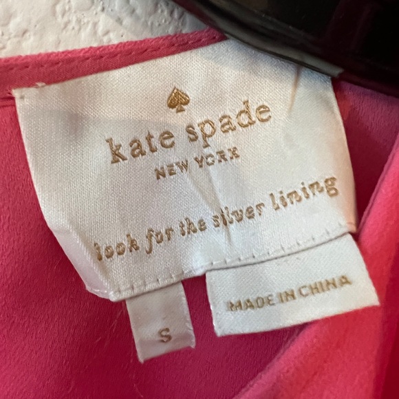 Kate Spade Crepe Cold Shoulder Dress - size S- coral pink - Picture 6 of 7